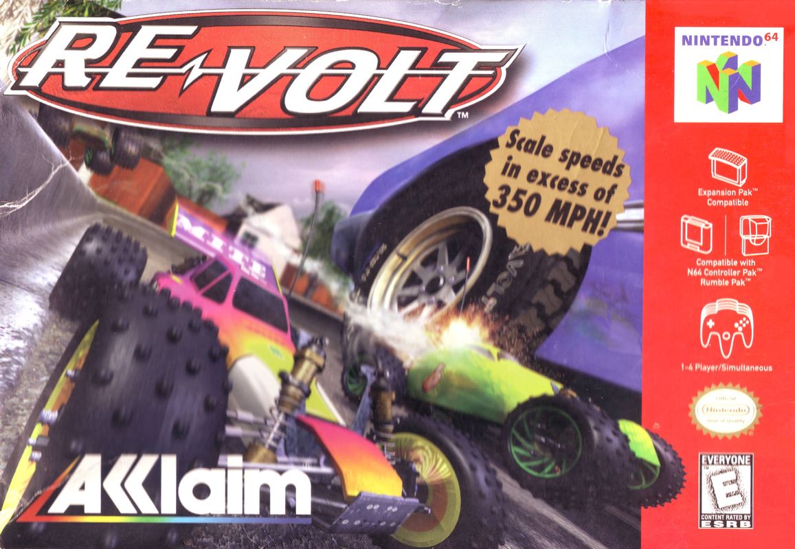 Re-Volt box art for Nintendo 64