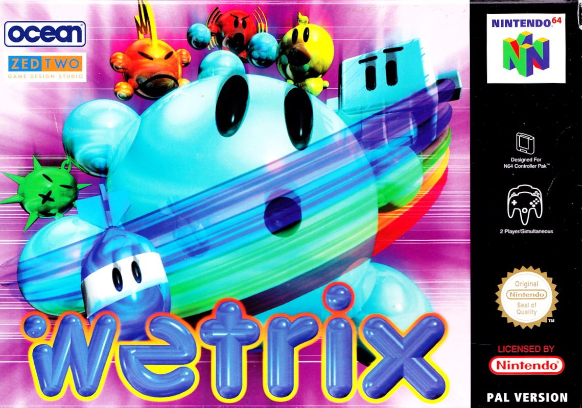 Wetrix box art for Nintendo 64