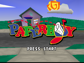 Paperboy screenshot 3 for Nintendo 64