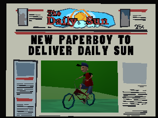 Paperboy screenshot 4 for Nintendo 64