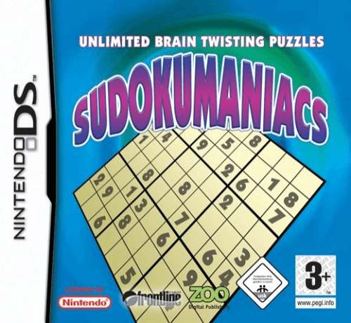 Sudokumaniacs box art for Nintendo DS