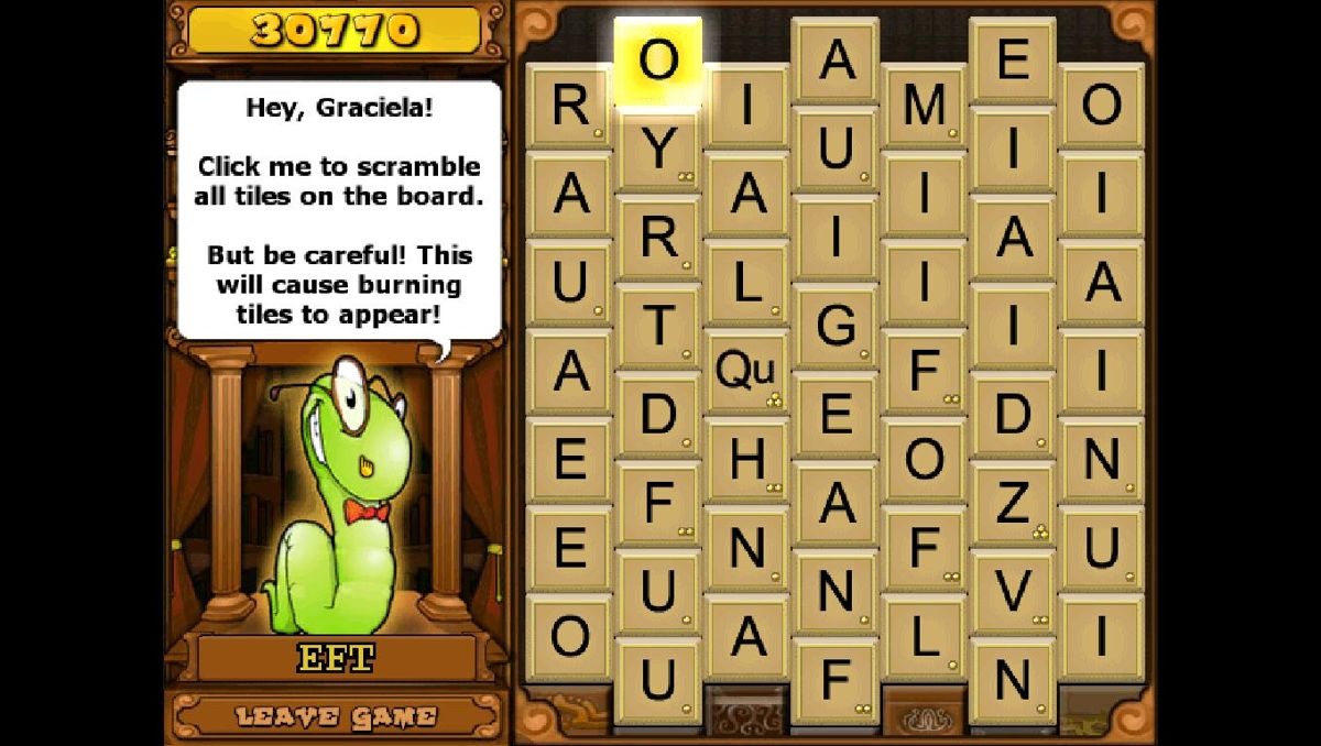Bookworm screenshot 3 for Nintendo DS
