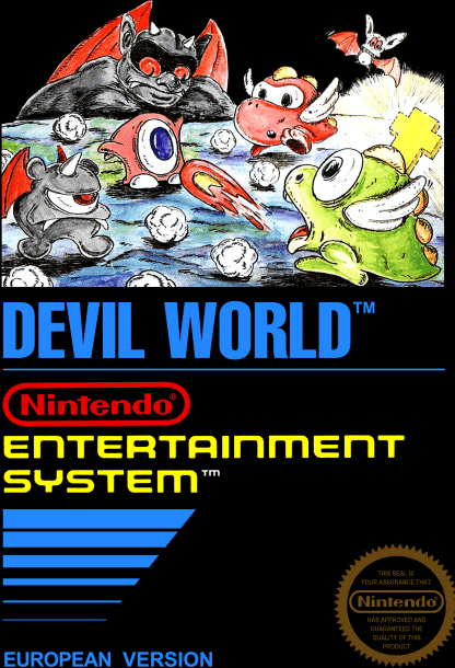 Devil World box art for Famicom