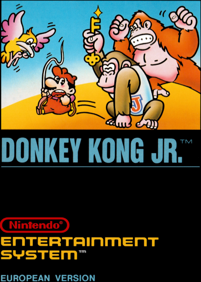 Donkey Kong Jr. box art for Famicom
