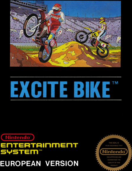Excitebike box art for Famicom