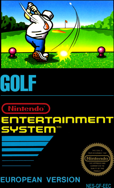 Golf box art for Famicom