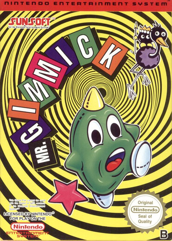 Gimmick box art for Famicom