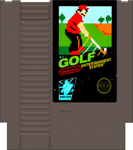 Golf box art for Famicom