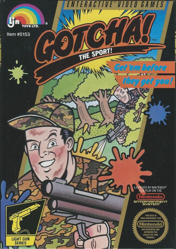 Gotcha box art for NES