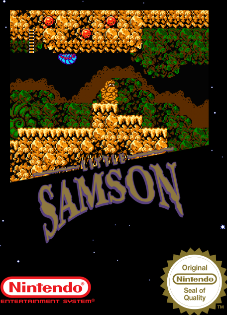 Little Samson box art for Famicom