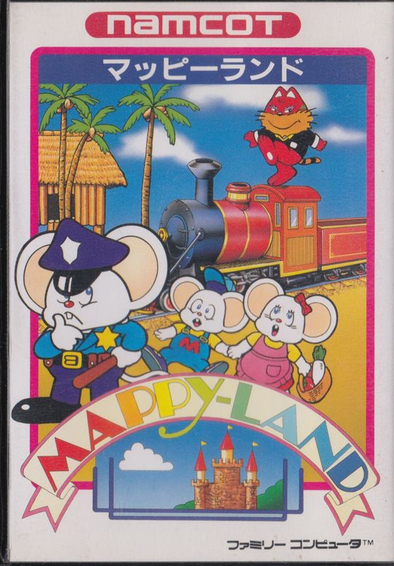 Mappy box art for Famicom
