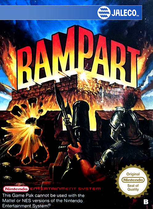 Rampart box art for Famicom