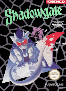 Shadowgate box art for Famicom