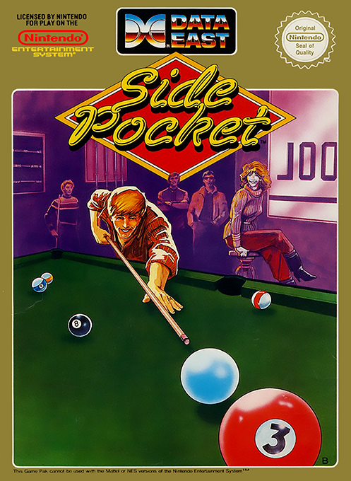 Side Pocket box art for Famicom