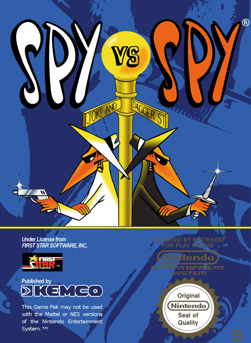 Spy vs. Spy box art for Famicom