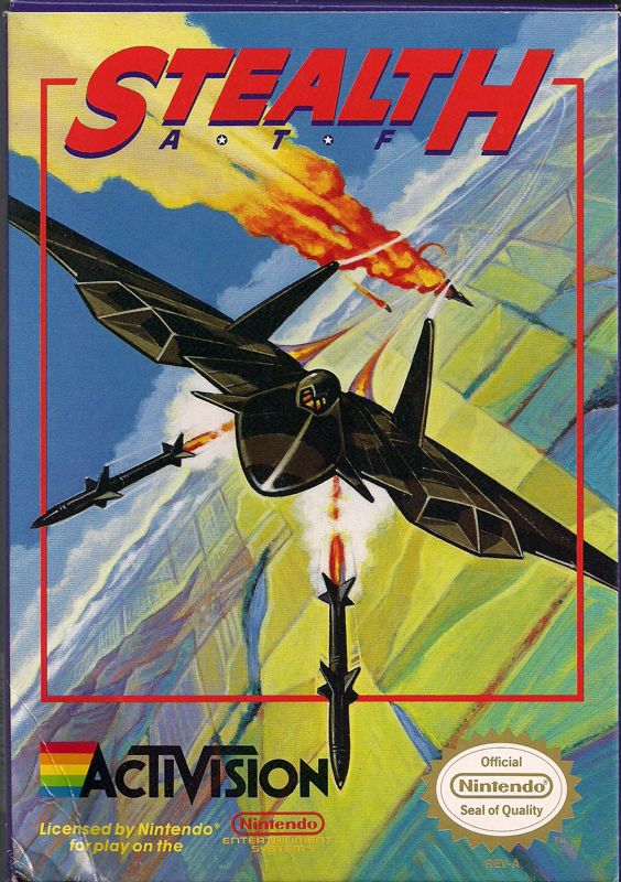 Stealth box art for NES