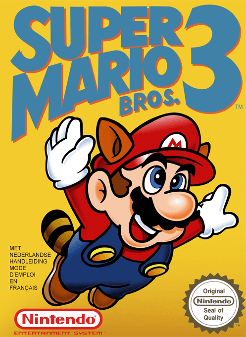 Super Mario Bros. 3 box art for Famicom