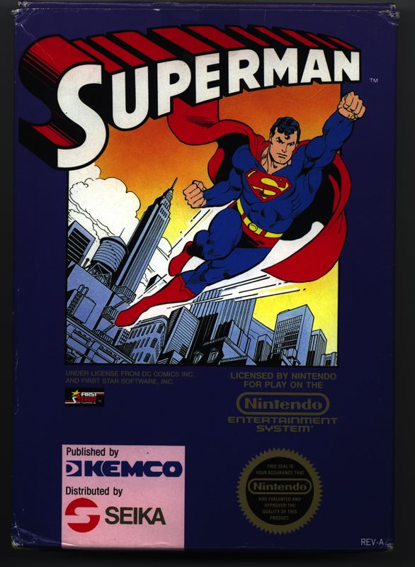 Superman box art for Famicom