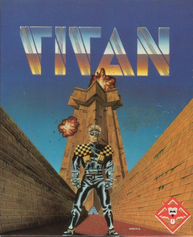 Titan box art for Famicom