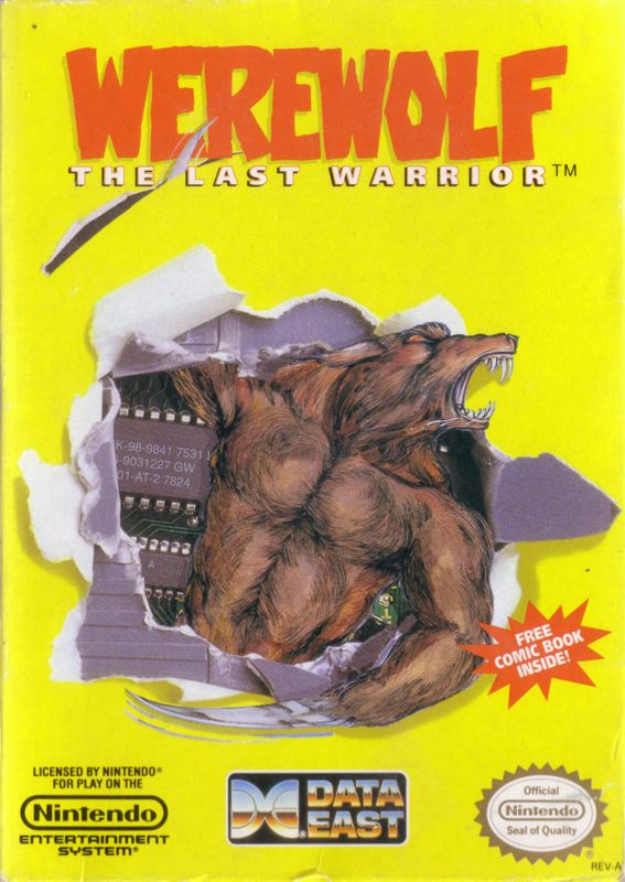 Werewolf box art for NES