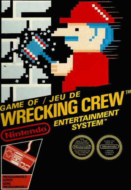 Wrecking Crew box art for Famicom