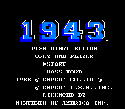 1943 screenshot 3 for Famicom