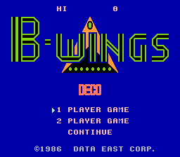 B-Wings screenshot 3 for Famicom