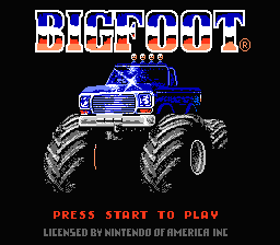 Bigfoot screenshot 3 for NES