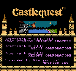 Castlequest screenshot 4 for NES