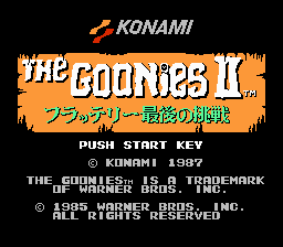 Goonies screenshot 5 for Famicom