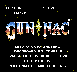 Gun-Nac screenshot 5 for NES