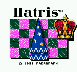 Hatris screenshot 3 for NES