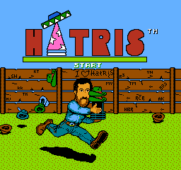 Hatris screenshot 4 for NES