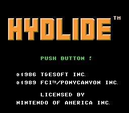 Hydlide screenshot 3 for NES