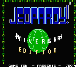 Jeopardy screenshot 4 for NES