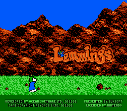 Lemmings screenshot 3 for NES