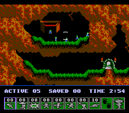 Lemmings screenshot 5 for NES
