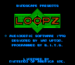 Loopz screenshot 3 for NES