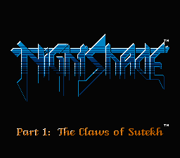 Nightshade screenshot 3 for NES