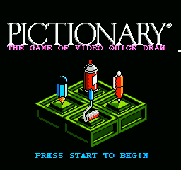 Pictionary screenshot 2 for NES