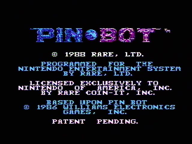 Pin-Bot screenshot 3 for NES