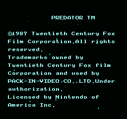 Predator screenshot 3 for NES