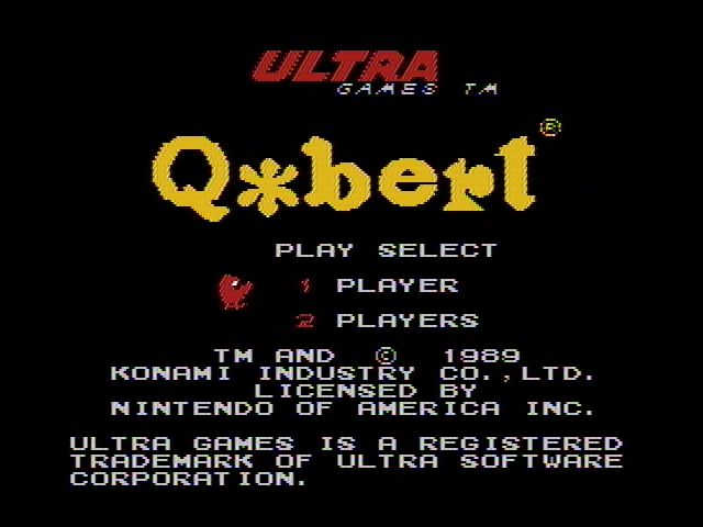 Q*bert screenshot 3 for NES