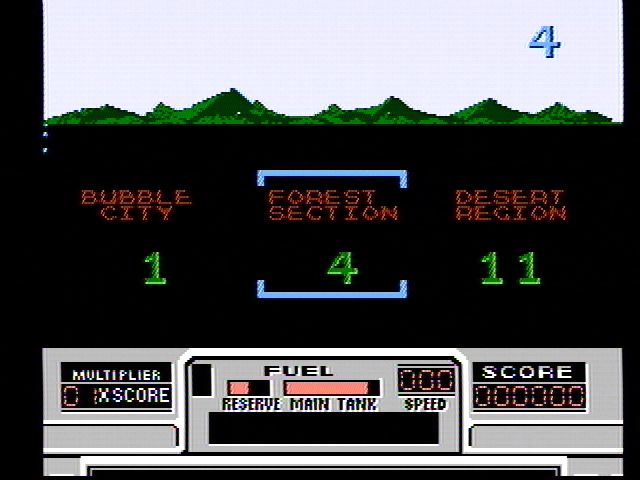 RoadBlasters screenshot 4 for NES