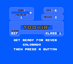Toobin' screenshot 4 for NES