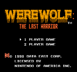 Werewolf screenshot 2 for NES