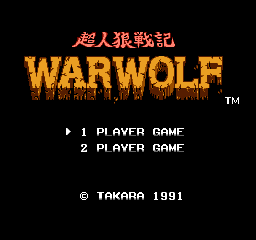 Werewolf screenshot 4 for NES