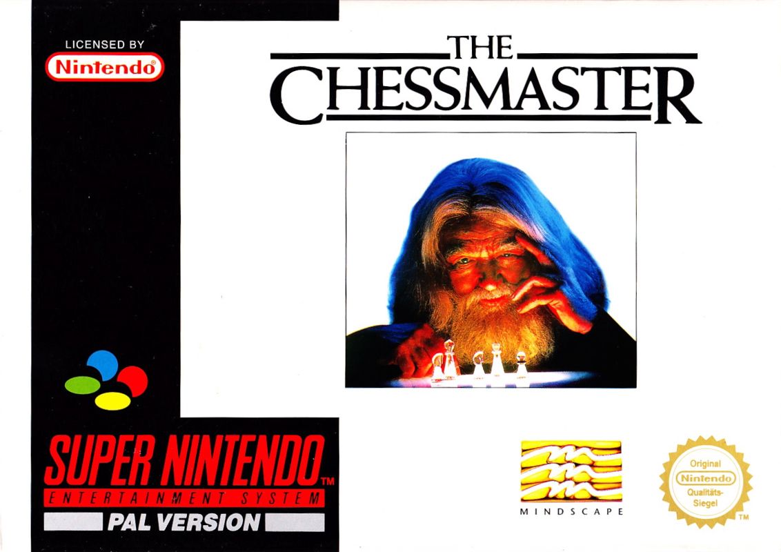 Chessmaster box art for Super Nintendo