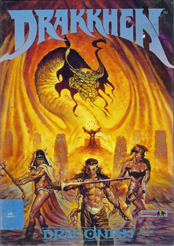 Drakkhen box art for Super Nintendo