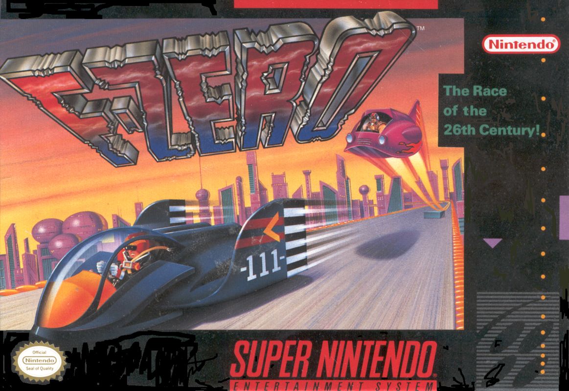 F-Zero box art for Super Nintendo
